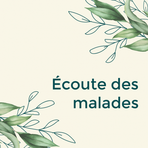 Etiquette ecoute malades