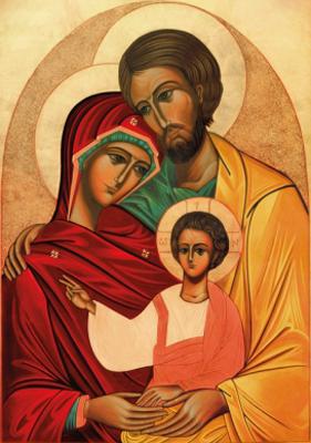 Icone sainte famille